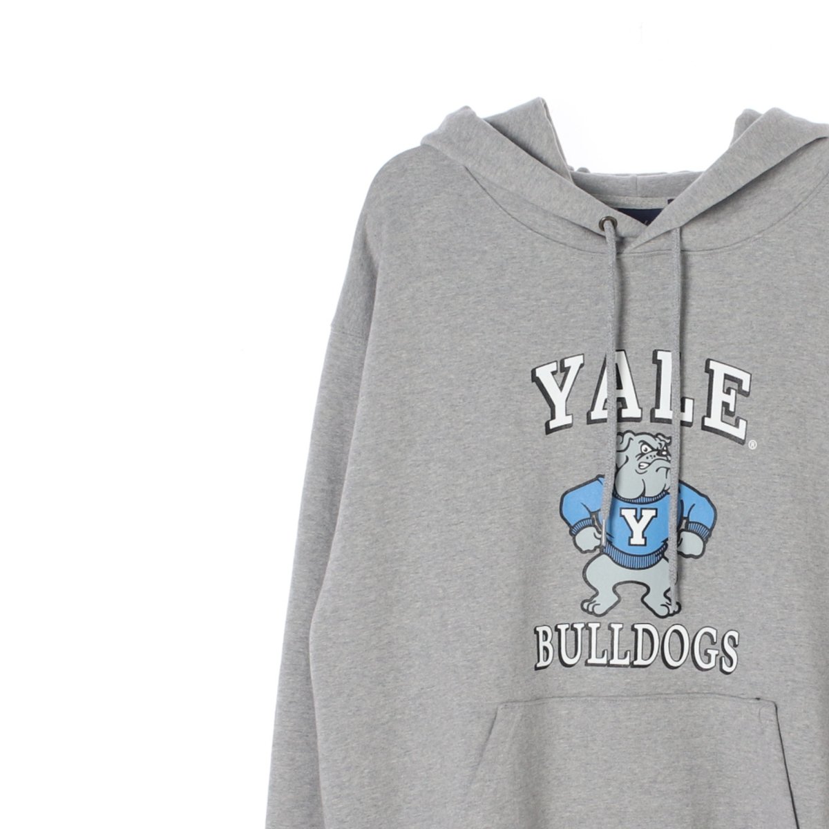 예일 그레이 불독 후드 티셔츠 이미지 2