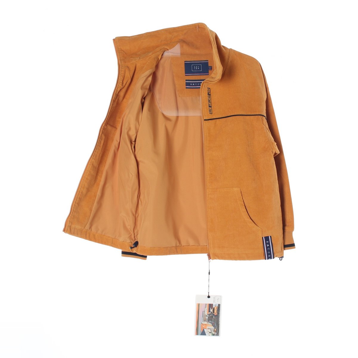 (새상품) 로맨틱 크라운 머스터드 코듀로이 집업재킷 이미지 4