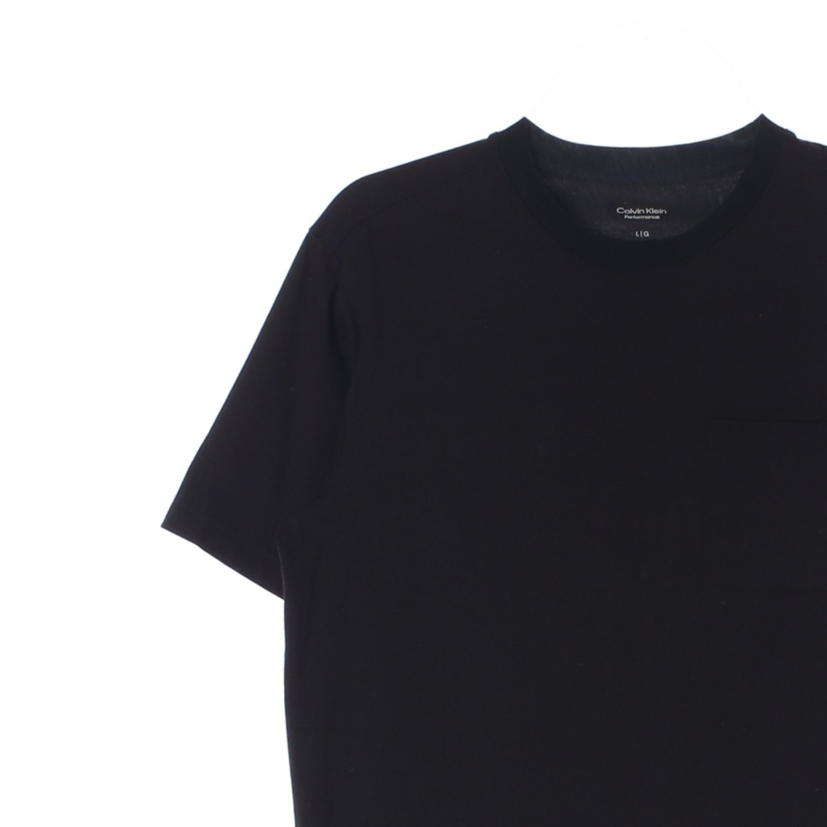 캘빈클라인 블랙 포켓 라운드 반팔 티셔츠 이미지 2