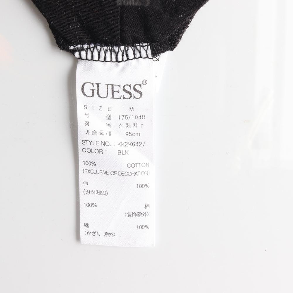 게스 블루 프린팅 반팔 라운드 티셔츠 이미지 6