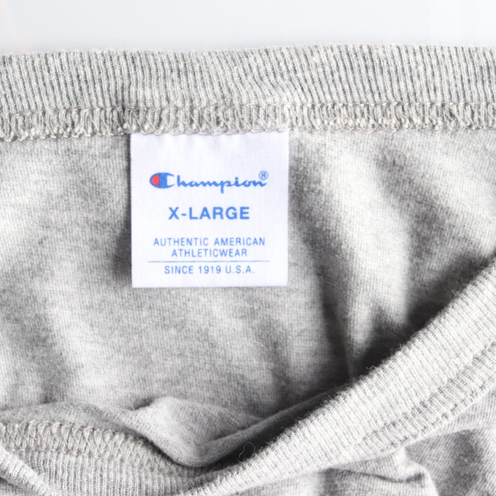 챔피온 그레이 반팔 라운드 티셔츠 이미지 5