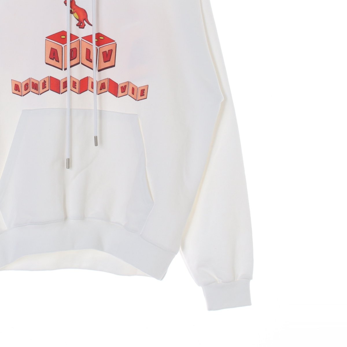 아크메드라비 화이트 후드티셔츠 이미지 3