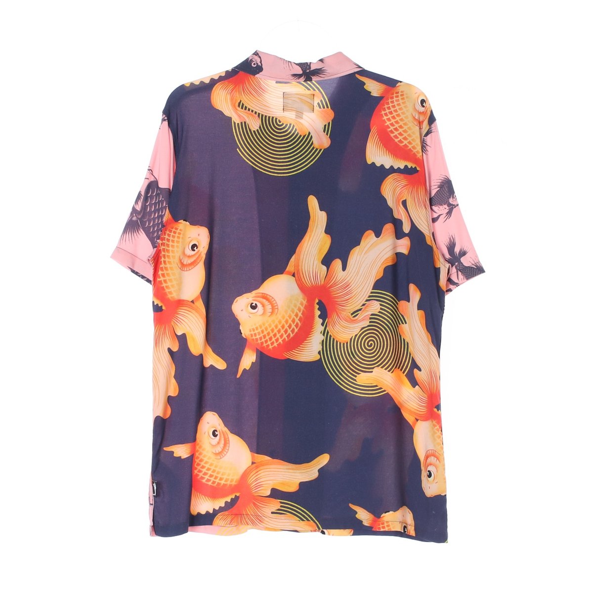 스투시 핑크 배색 반팔 셔츠 이미지 4