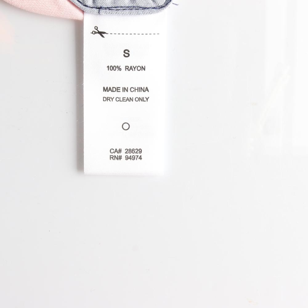 스투시 핑크 배색 반팔 셔츠 이미지 6