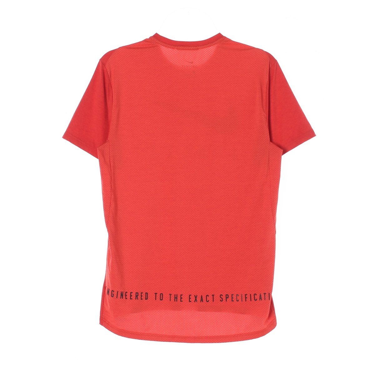 나이키 레드 드라이핏 스포츠 반팔 라운드 티셔츠 이미지 4