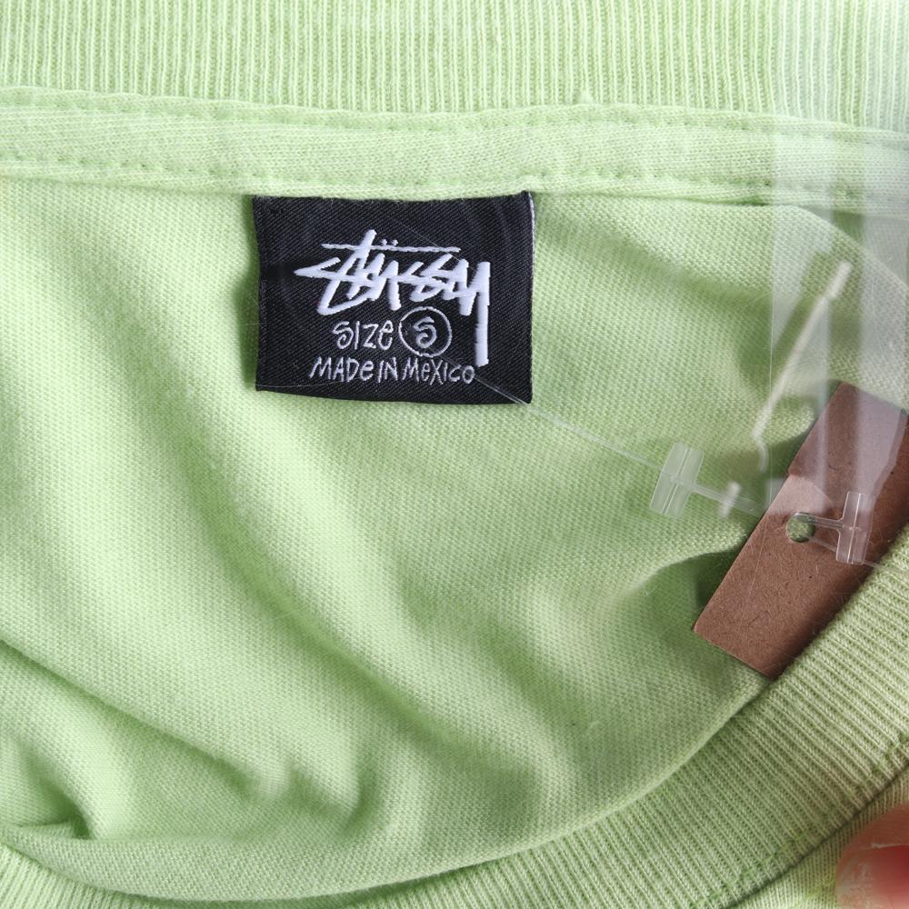 스투시 옐로우그린 반팔 라운드 티셔츠 이미지 5