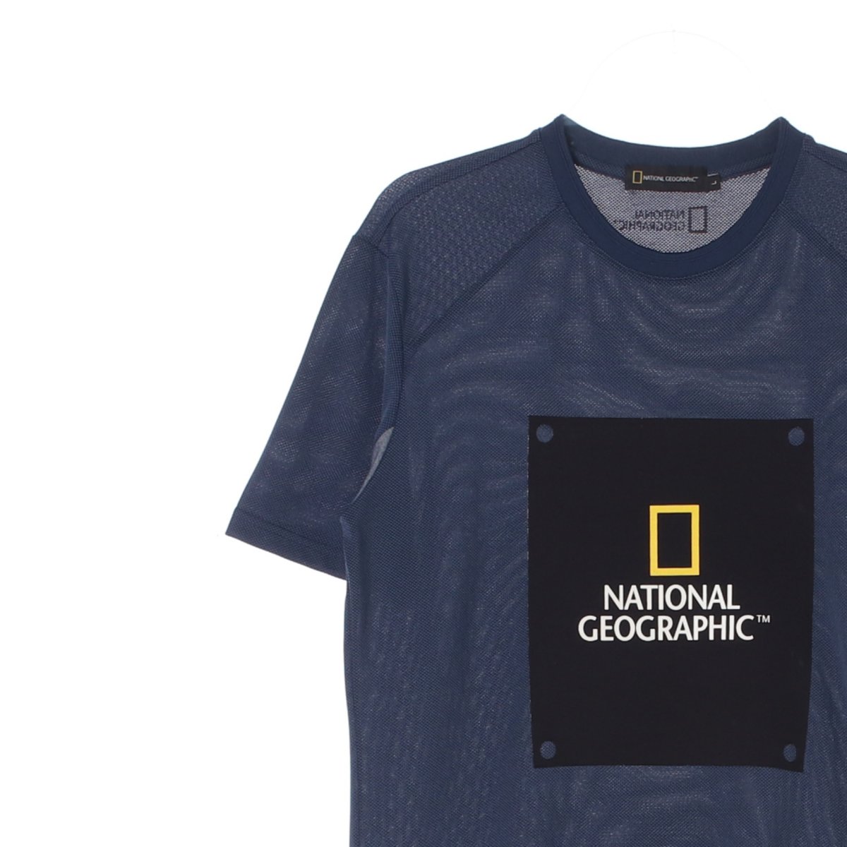 내셔널지오그래픽 네이비 반팔 라운드 티셔츠 이미지 2