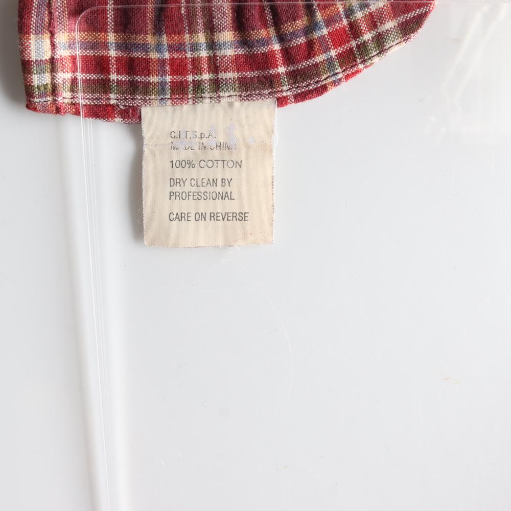 엠포리오 아르마니 레드 체크 셔츠 이미지 6