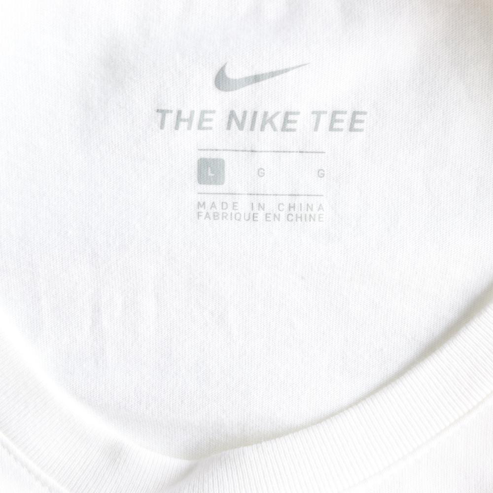 나이키 화이트 빅로고 반팔 라운드 티셔츠 이미지 5