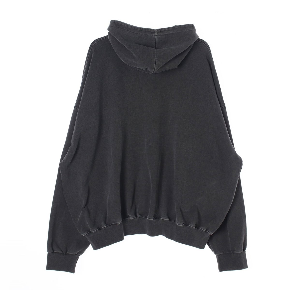 언더마이카 차콜 워싱 피그먼트 오버핏 후드 이미지 4