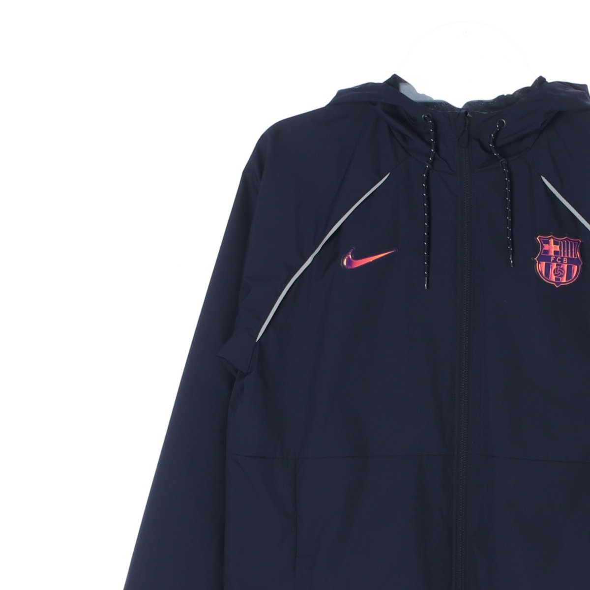 나이키 FCB 블랙 바람막이 후드집업 이미지 2