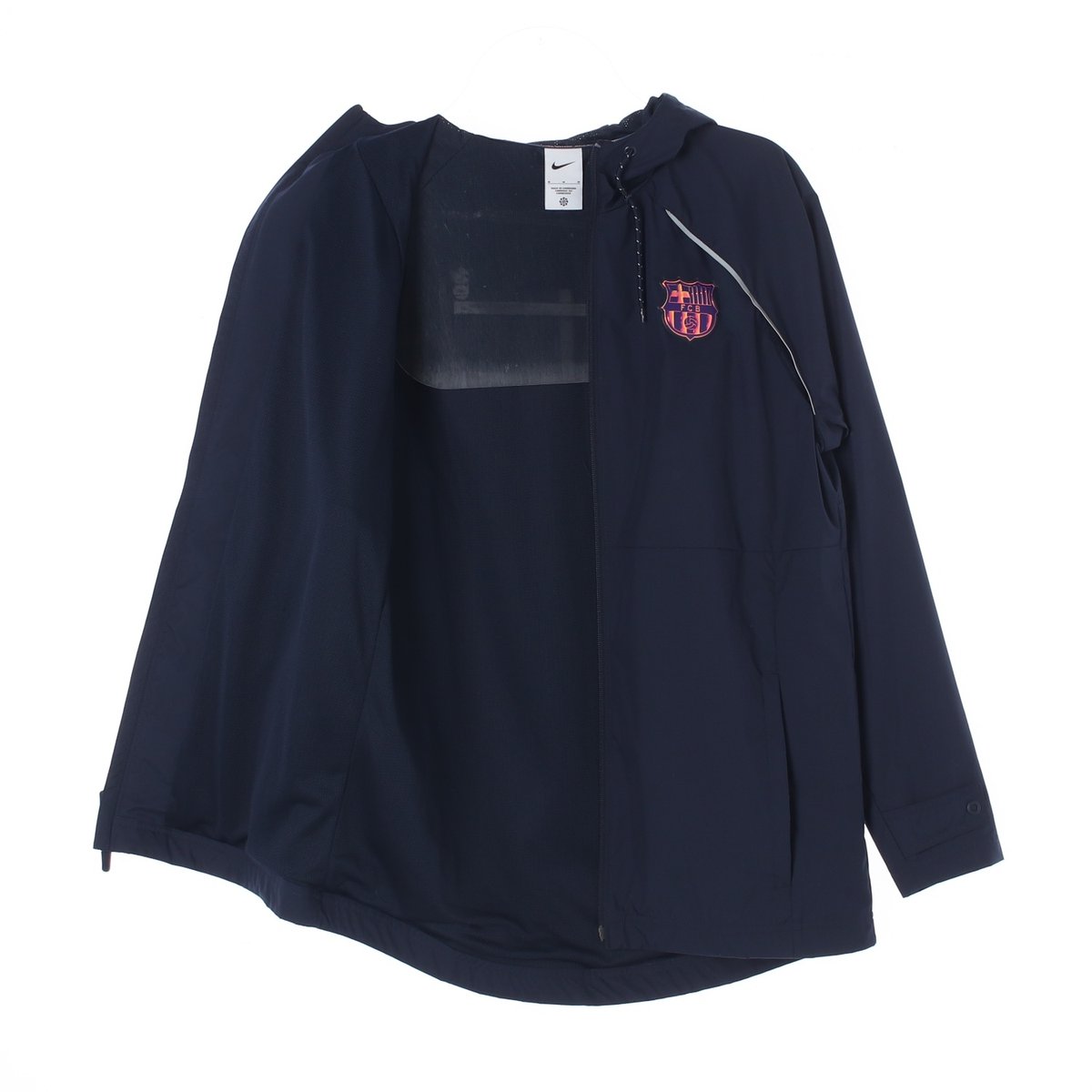나이키 FCB 블랙 바람막이 후드집업 이미지 4