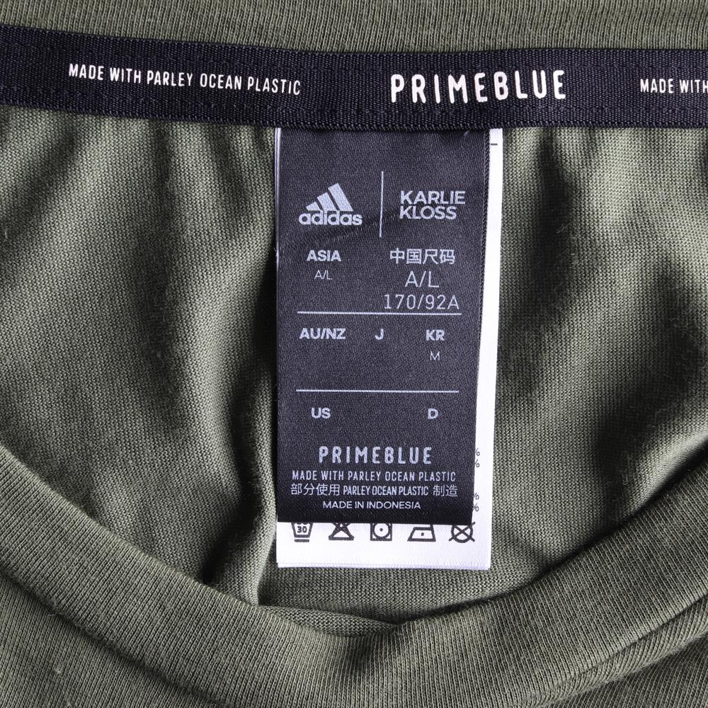 아디다스 카키 사이드슬릿 반팔 티셔츠 이미지 5