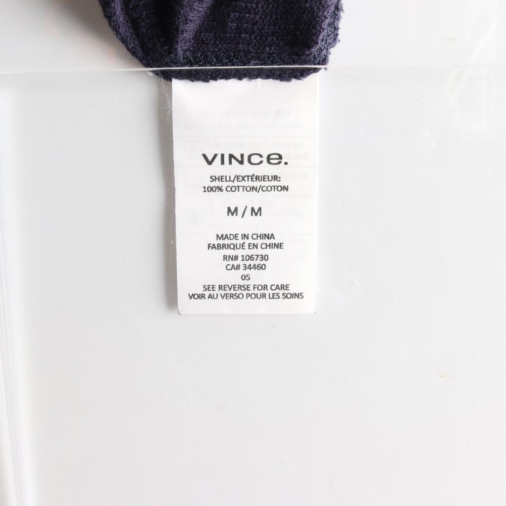 빈스 네이비 라운드 밑단 긴팔 티셔츠 이미지 6