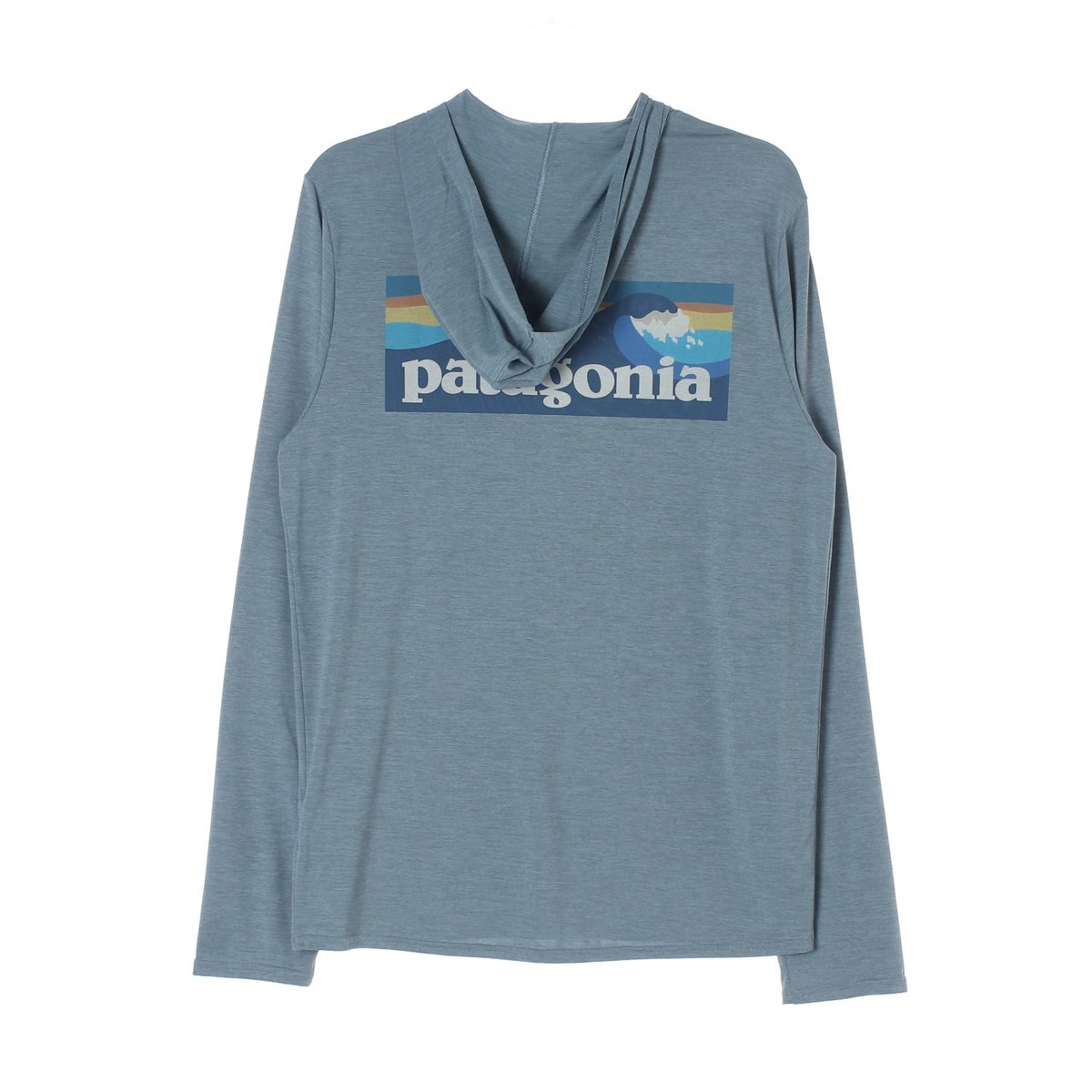 파타고니아 청록 후드 긴팔 티셔츠 이미지 4