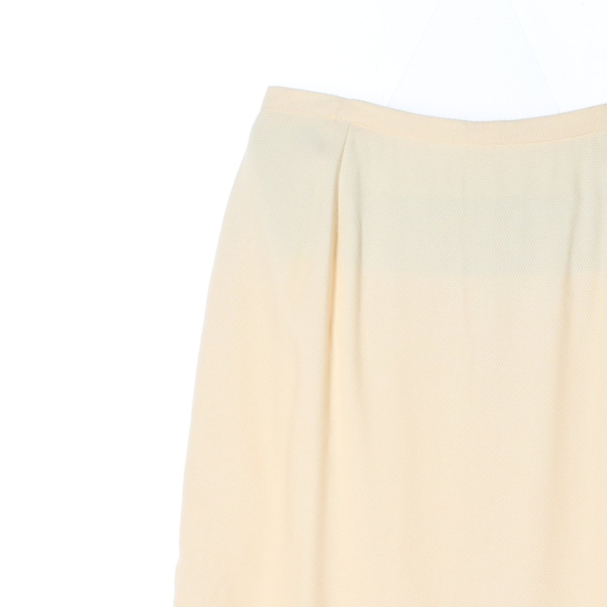 베르사체 아이보리 미디 스커트 이미지 2