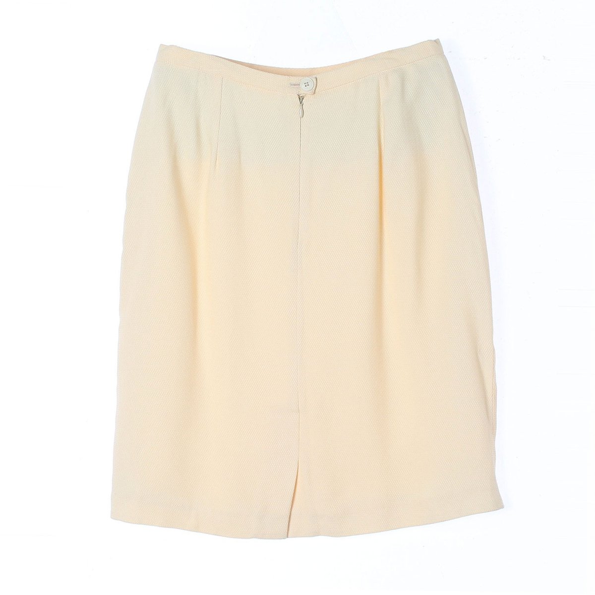 베르사체 아이보리 미디 스커트 이미지 4