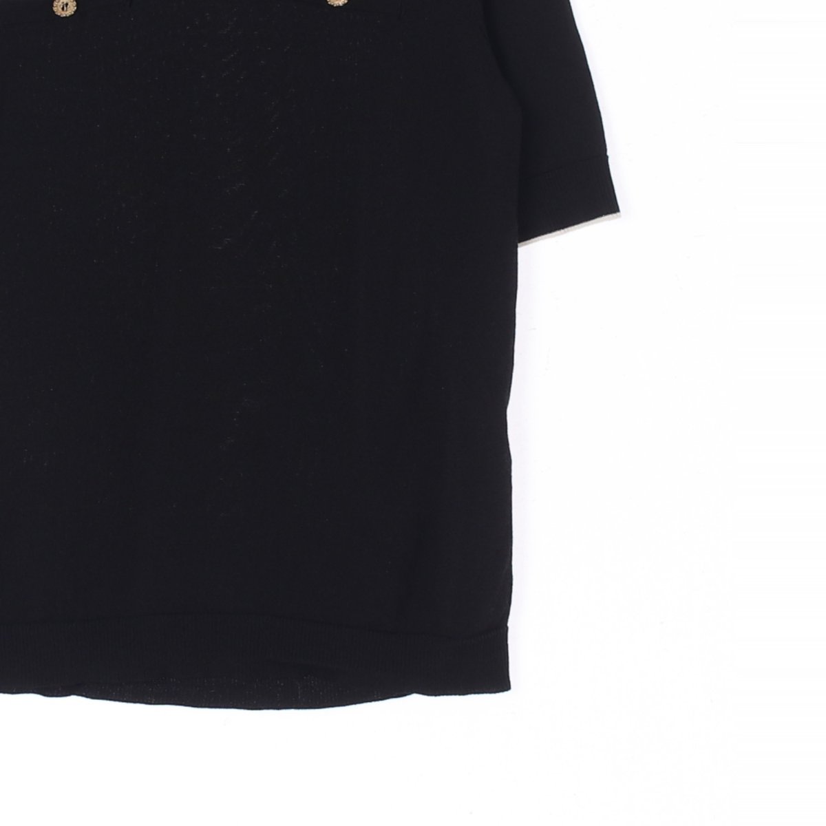 칼 라거펠트 세일러카라 반팔 니트 블라우스 이미지 3