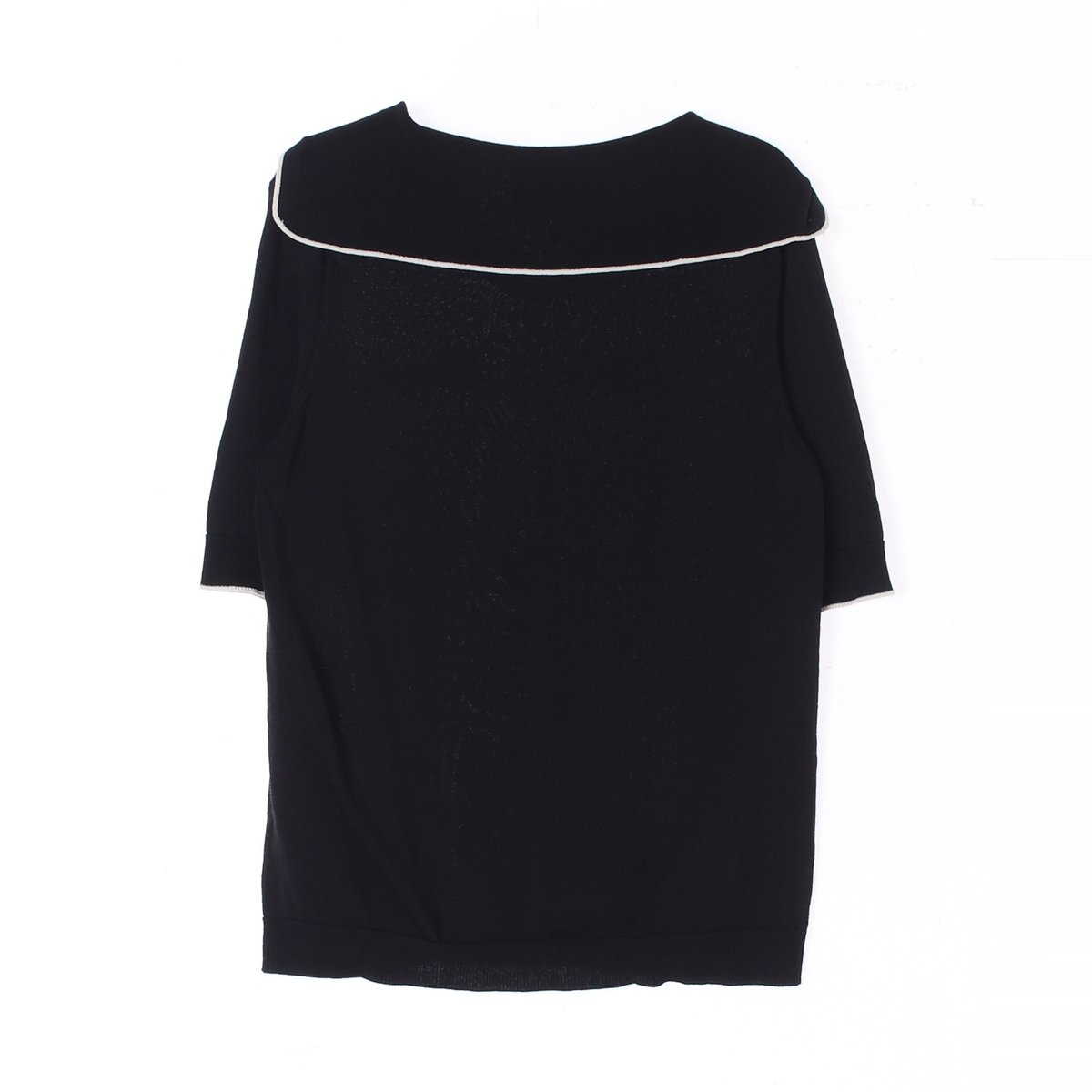 칼 라거펠트 세일러카라 반팔 니트 블라우스 이미지 4