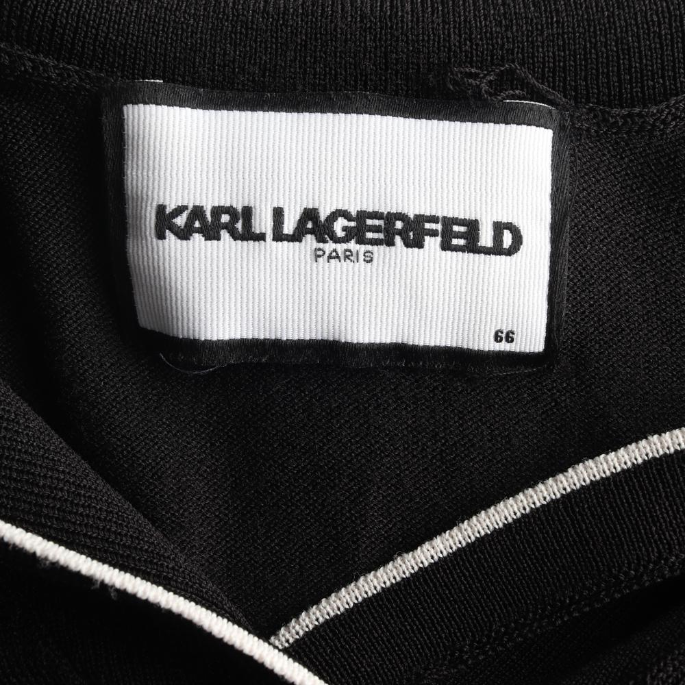 칼 라거펠트 세일러카라 반팔 니트 블라우스 이미지 5