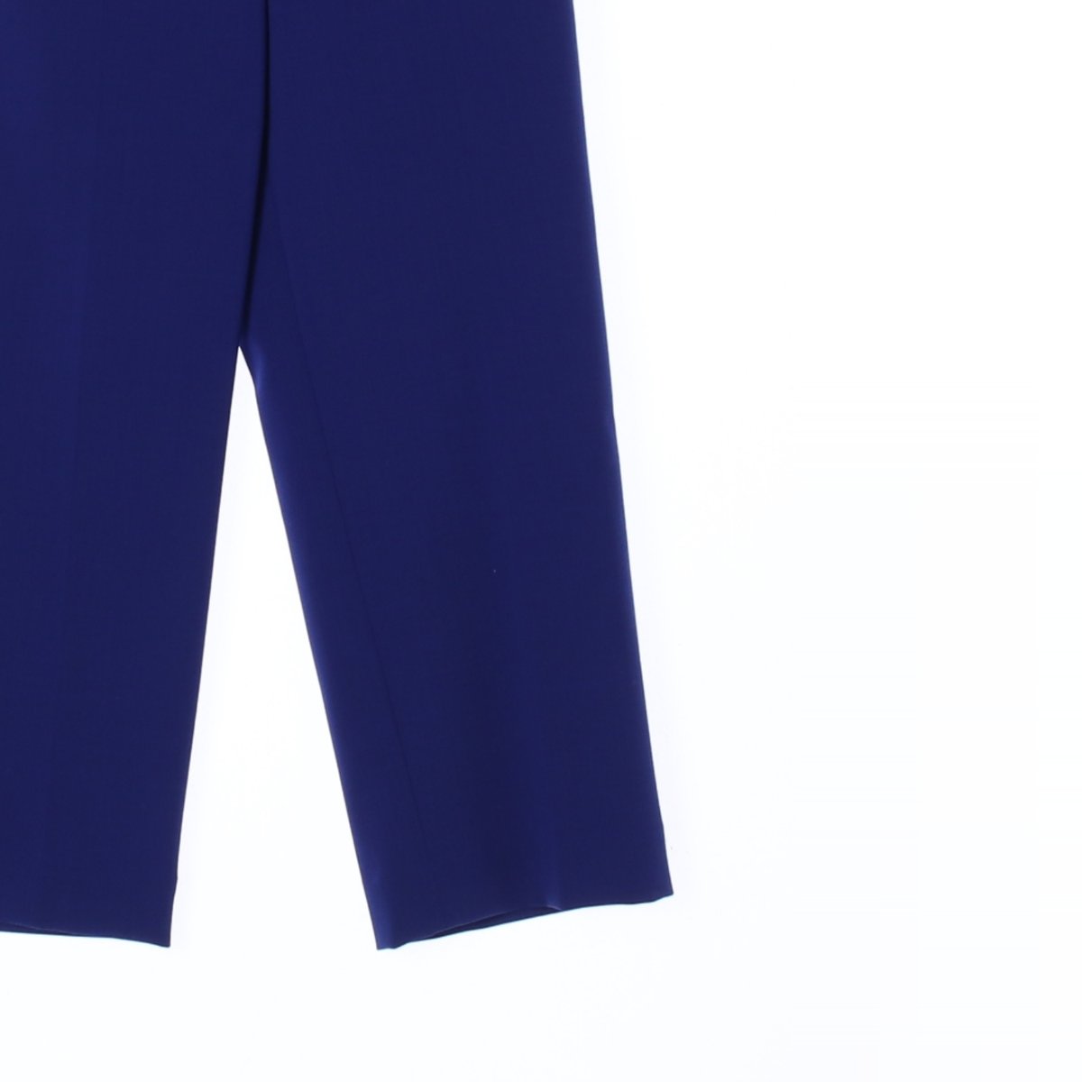 코스 블루 울 슬랙스 와이드팬츠 이미지 3