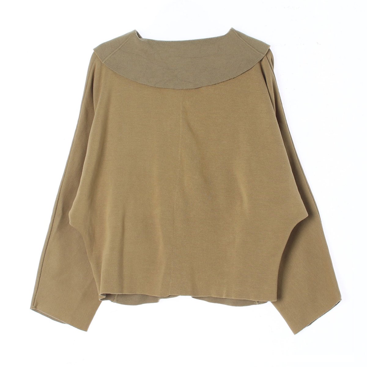 코스 베이지 울코튼 빅카라 집업 가디건 재킷 이미지 4