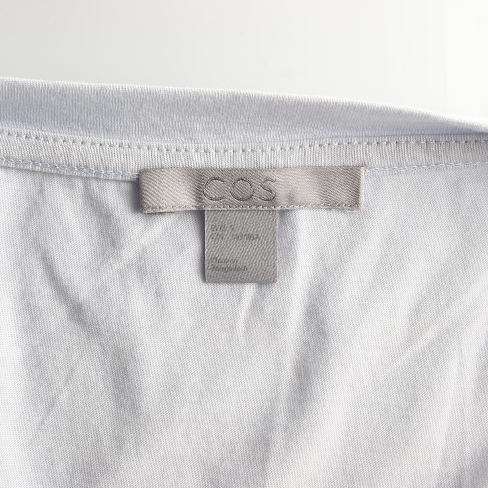 코스 반팔 브이넥 코튼 티셔츠 이미지 5