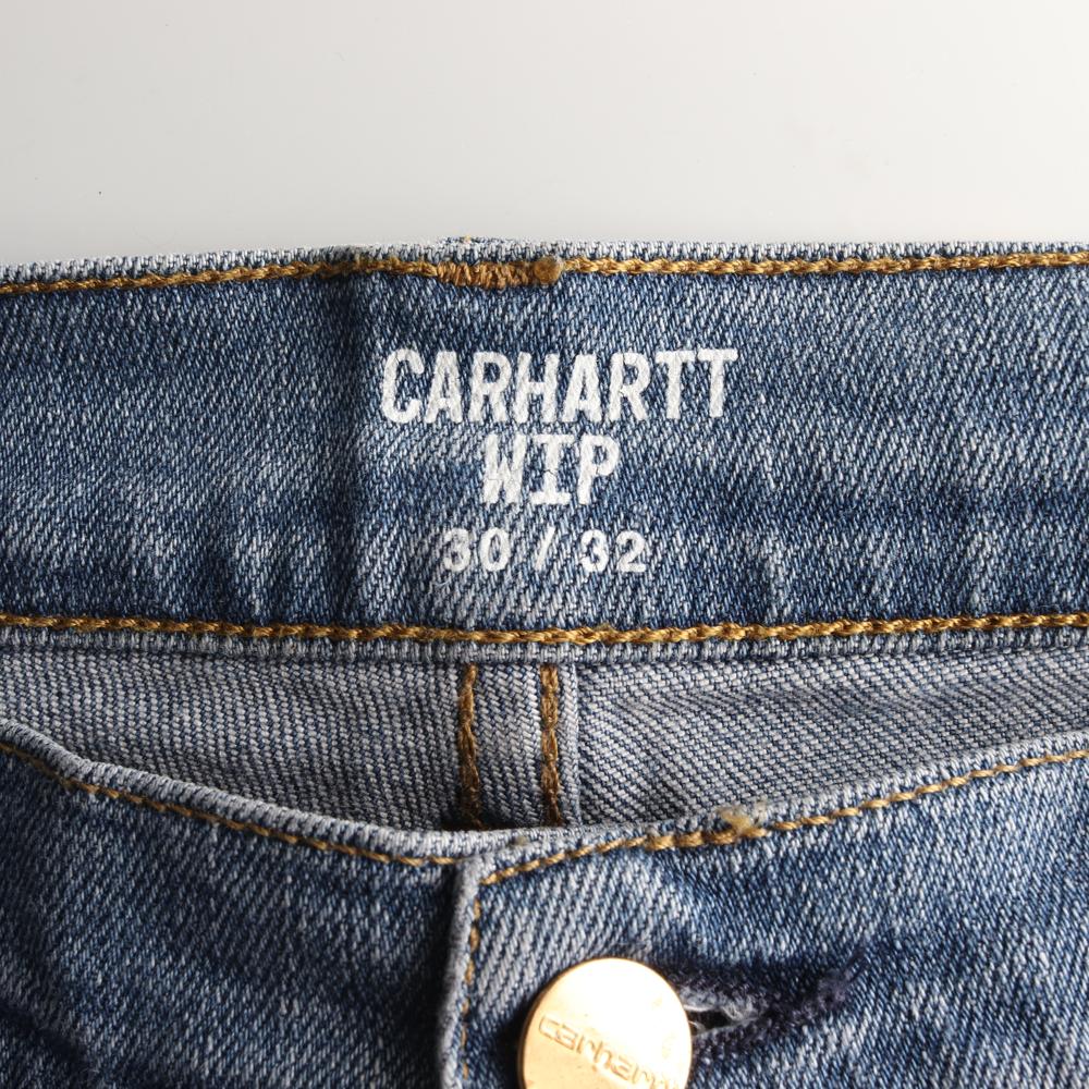 칼하트 중청 워싱 데님 청바지 이미지 5