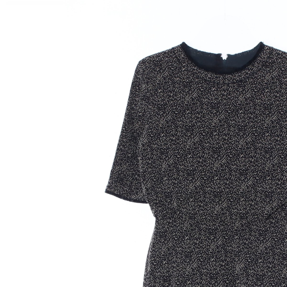 마쥬 트위드 반팔 미니 원피스 이미지 2