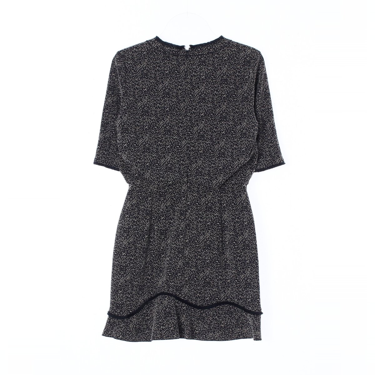 마쥬 트위드 반팔 미니 원피스 이미지 4