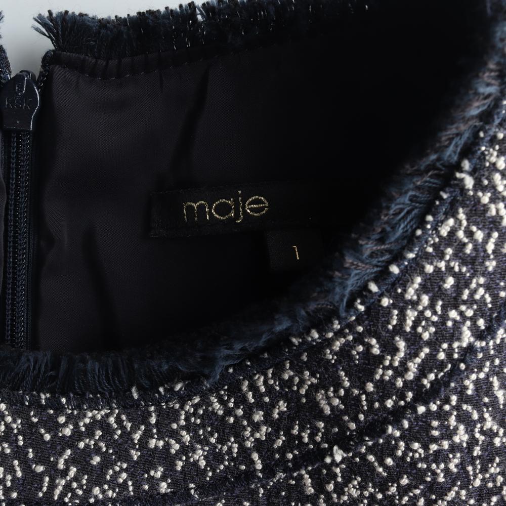 마쥬 트위드 반팔 미니 원피스 이미지 5