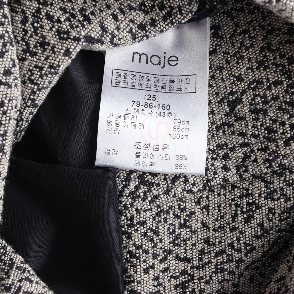 마쥬 트위드 반팔 미니 원피스 이미지 6