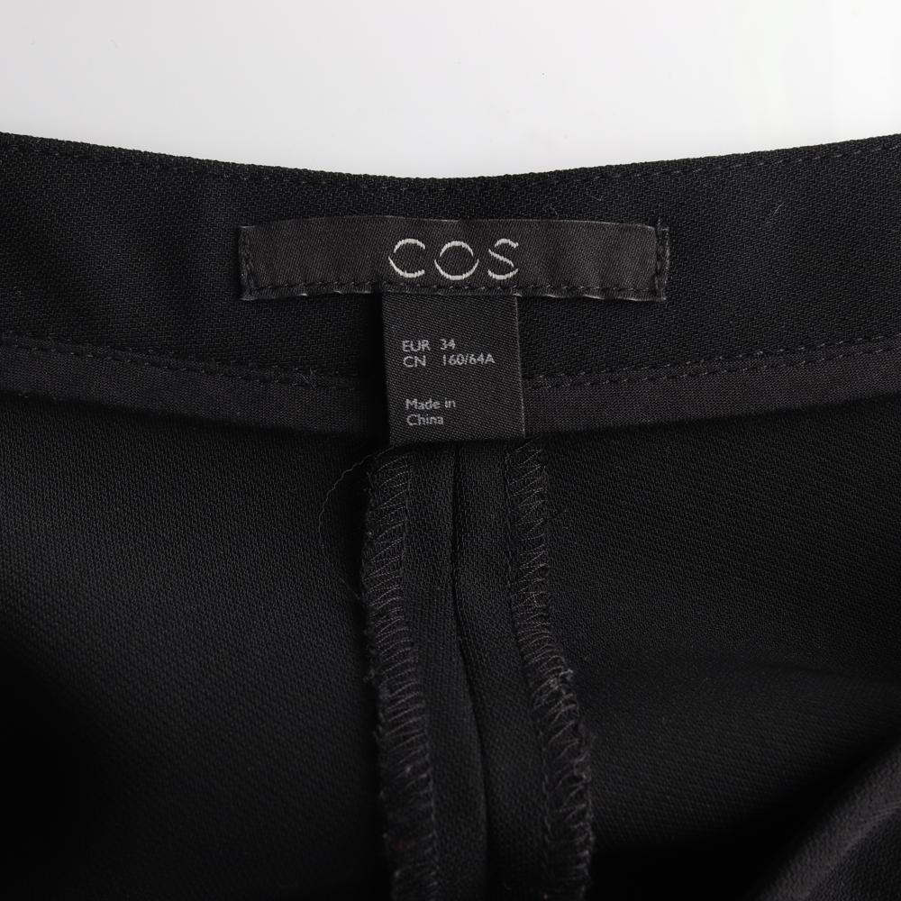 코스 블랙 슬릿 치마 바지 와이드팬츠 이미지 5