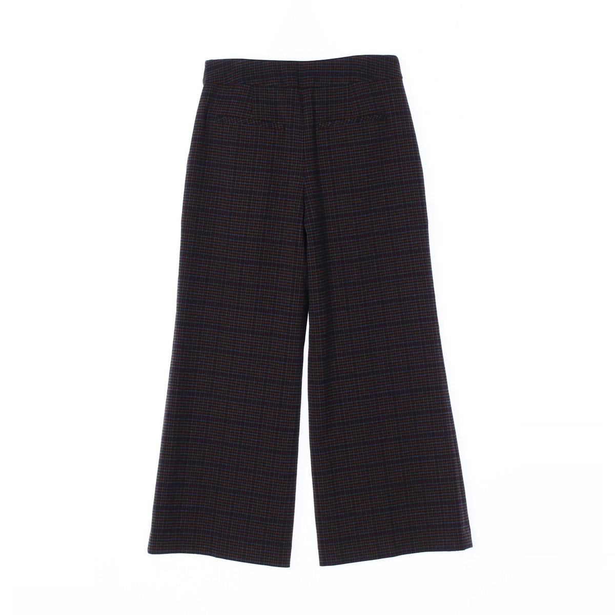 듀엘 체크 와이드 슬랙스 팬츠 이미지 4