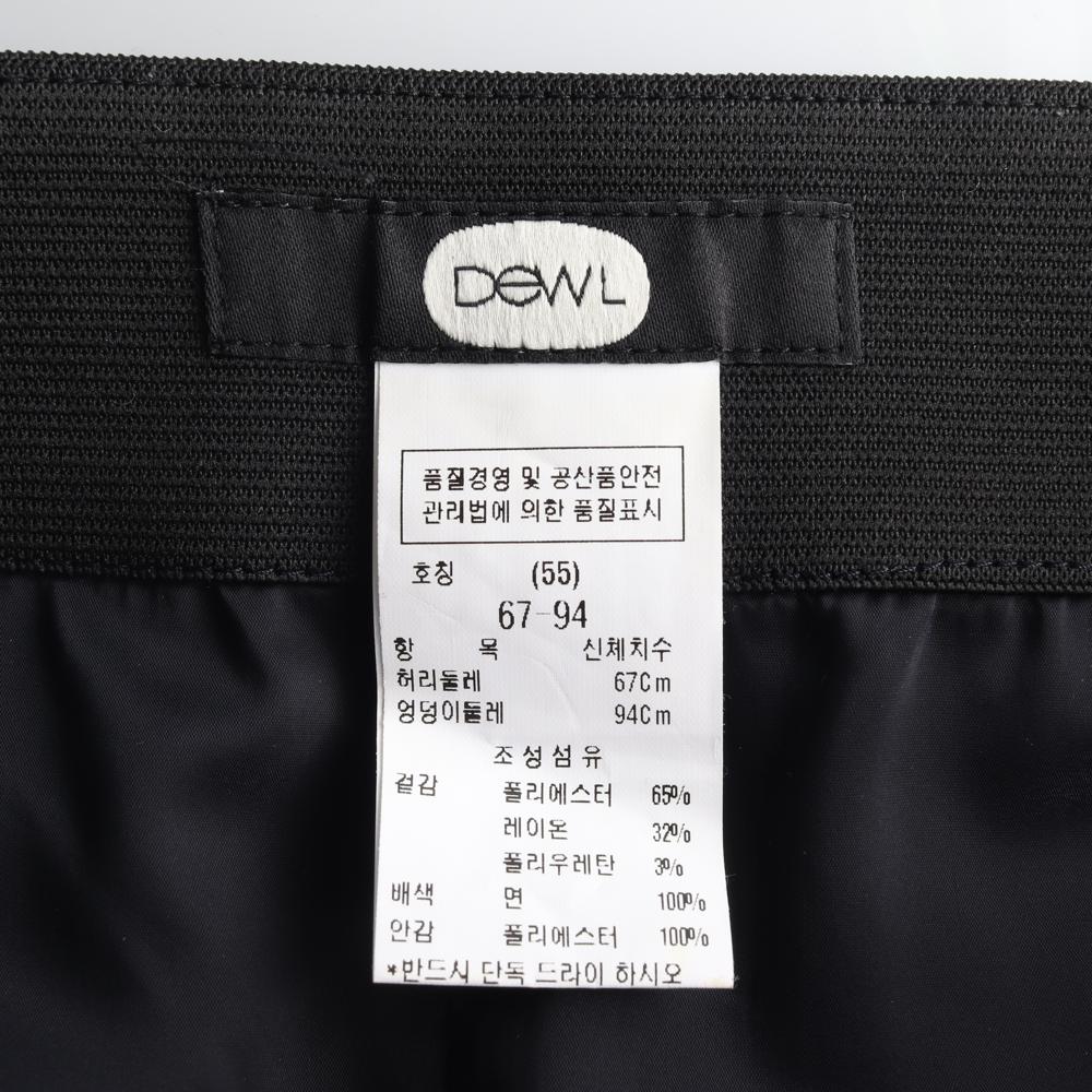 듀엘 체크 와이드 슬랙스 팬츠 이미지 5