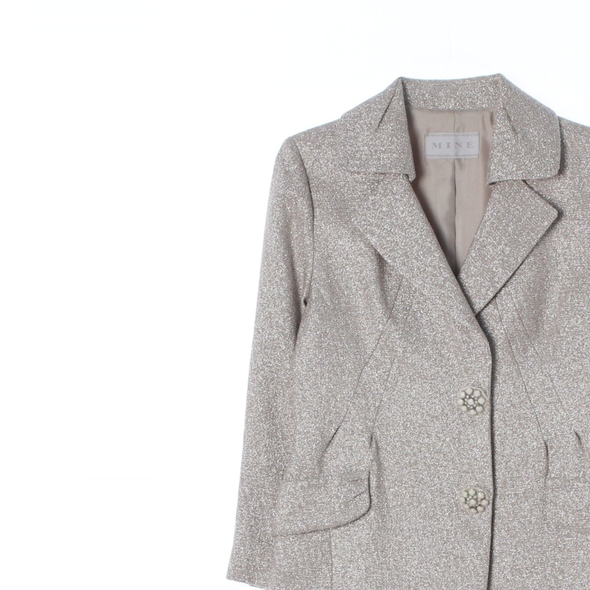 마인 은사 싱글 재킷 코트 이미지 2