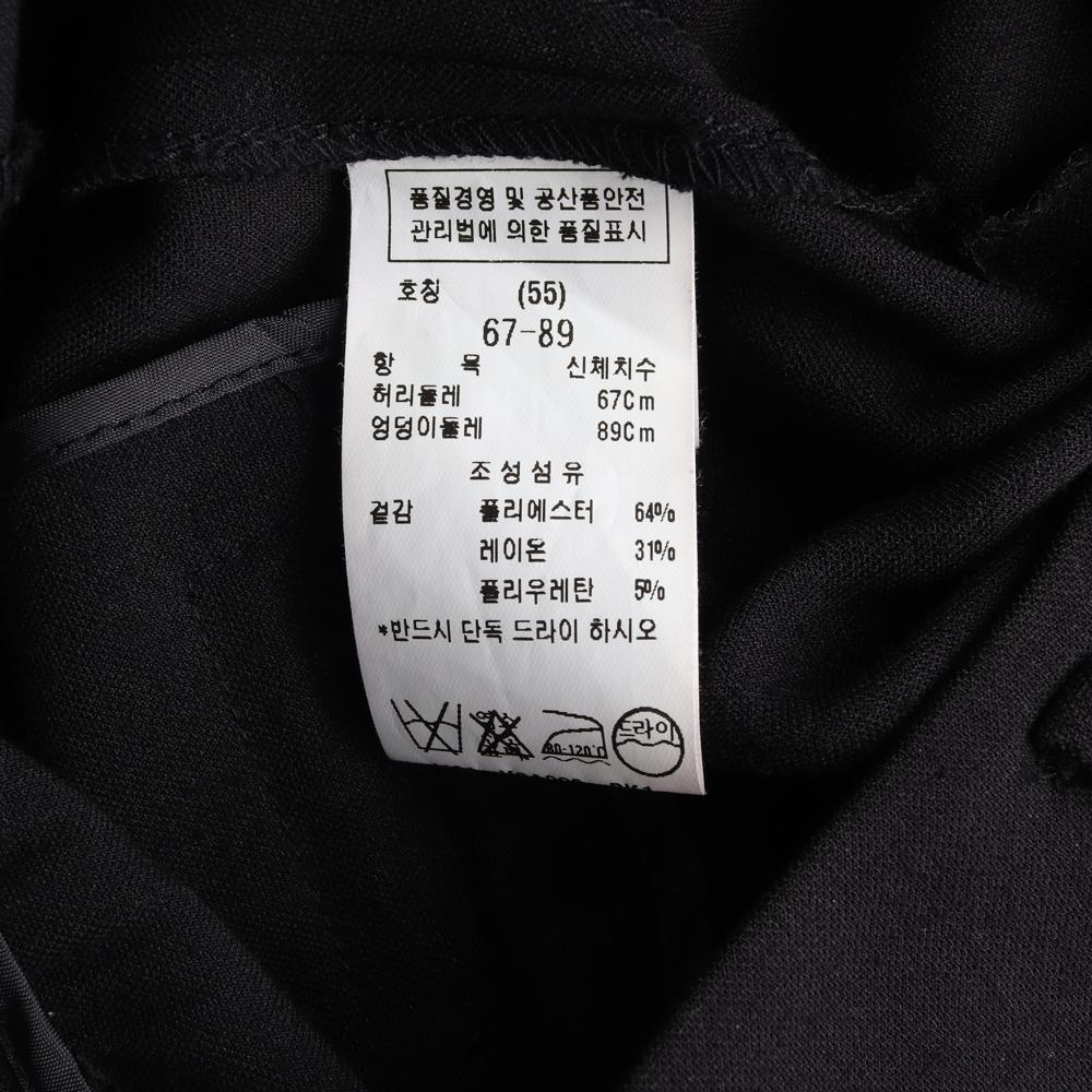 모조에스핀 블랙 와이드 슬랙스 팬츠 이미지 6