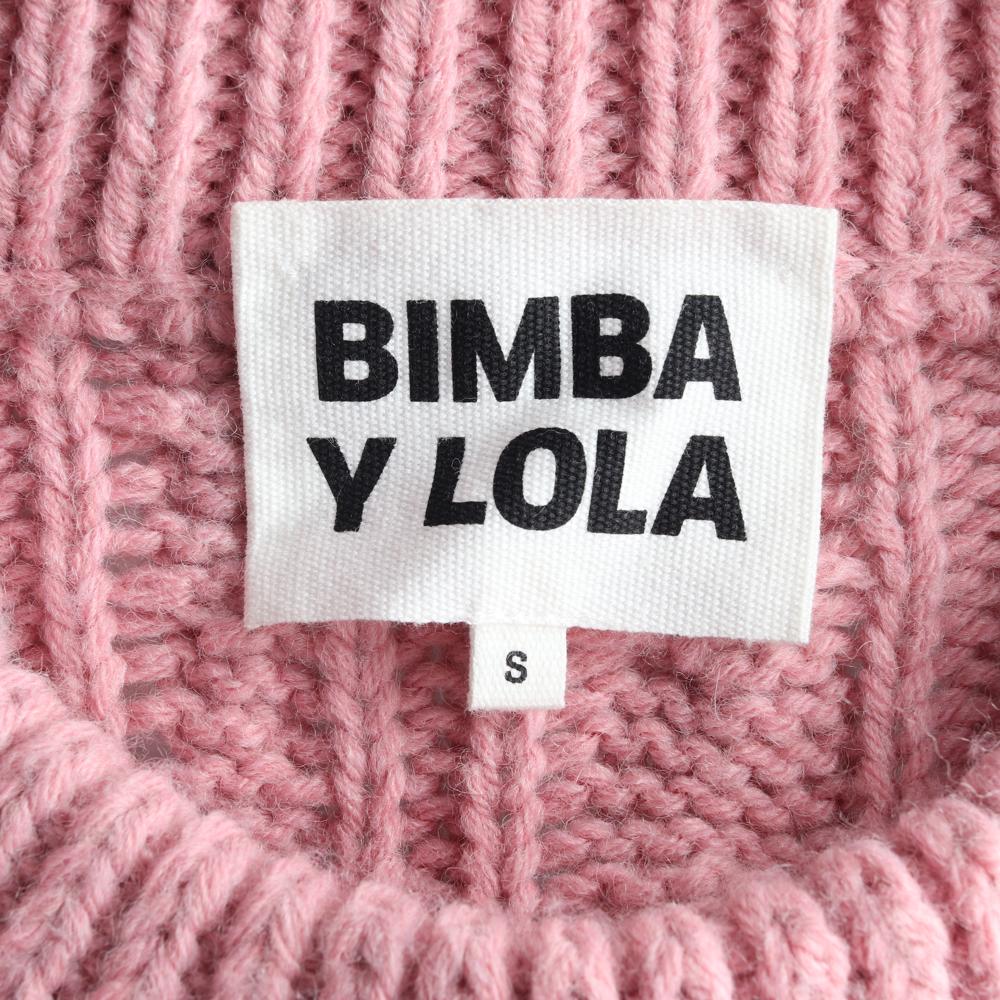 빔바이롤라 핑크 꽈배기 울 니트 스웨터 이미지 5