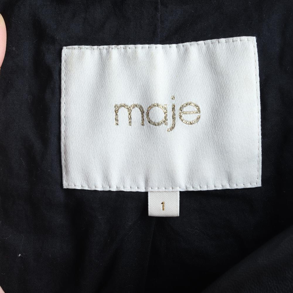 마쥬 양가죽100% 가죽 레더 베스트 바이커재킷 이미지 6