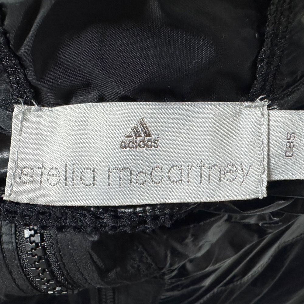 아디다스X스텔라 맥카트니 유광 블랙 바람막이 후드집업 이미지 6