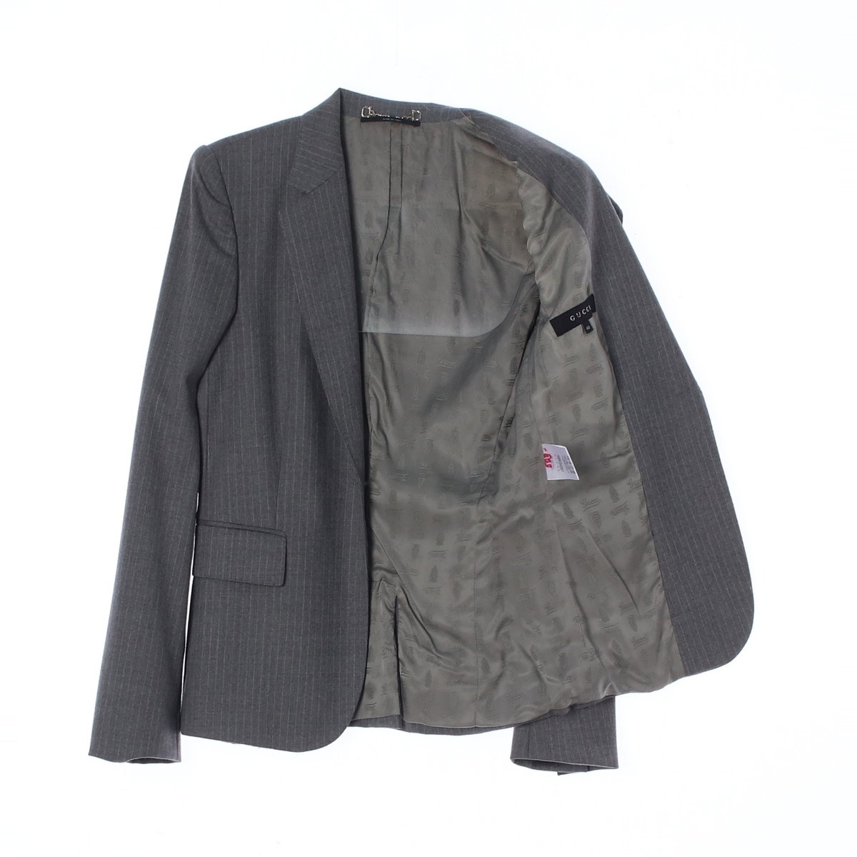 구찌 울97 그레이 스트라이프 테일러드재킷 이미지 4