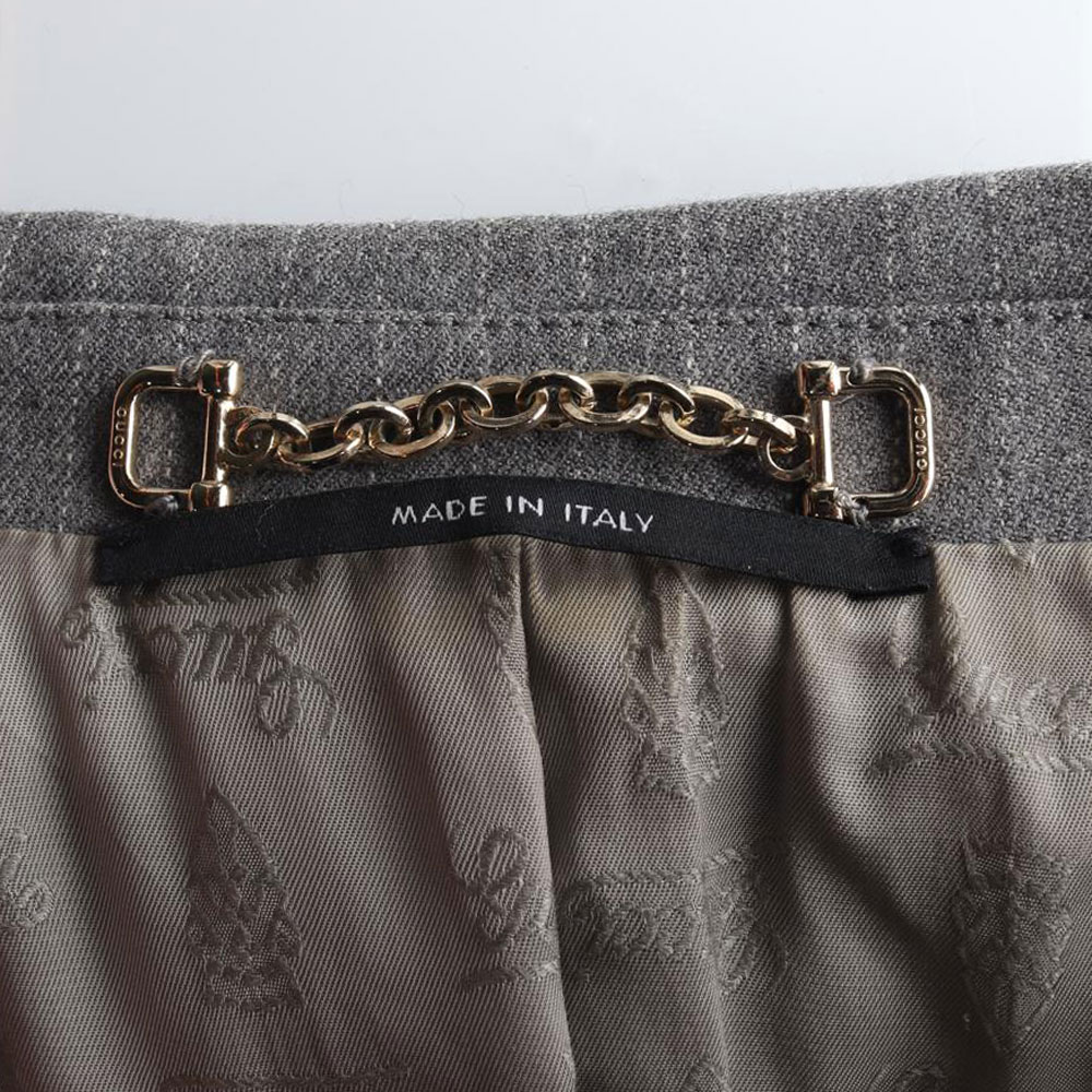 구찌 울97 그레이 스트라이프 테일러드재킷 이미지 6