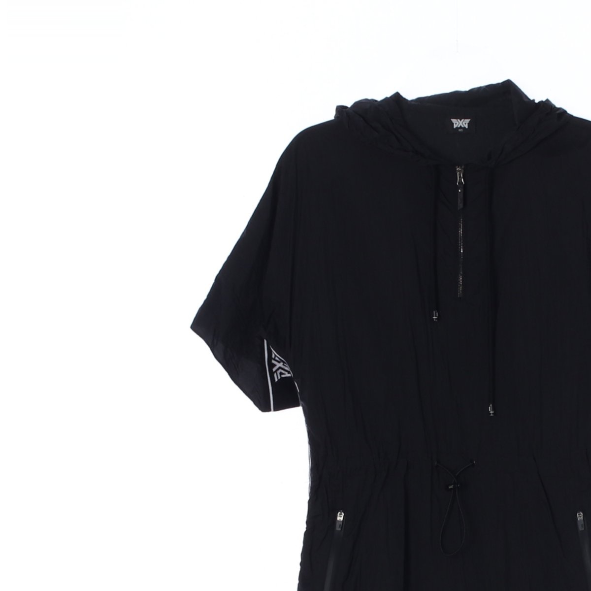 PXG피엑스지 반팔 후드 미니 원피스 이미지 2