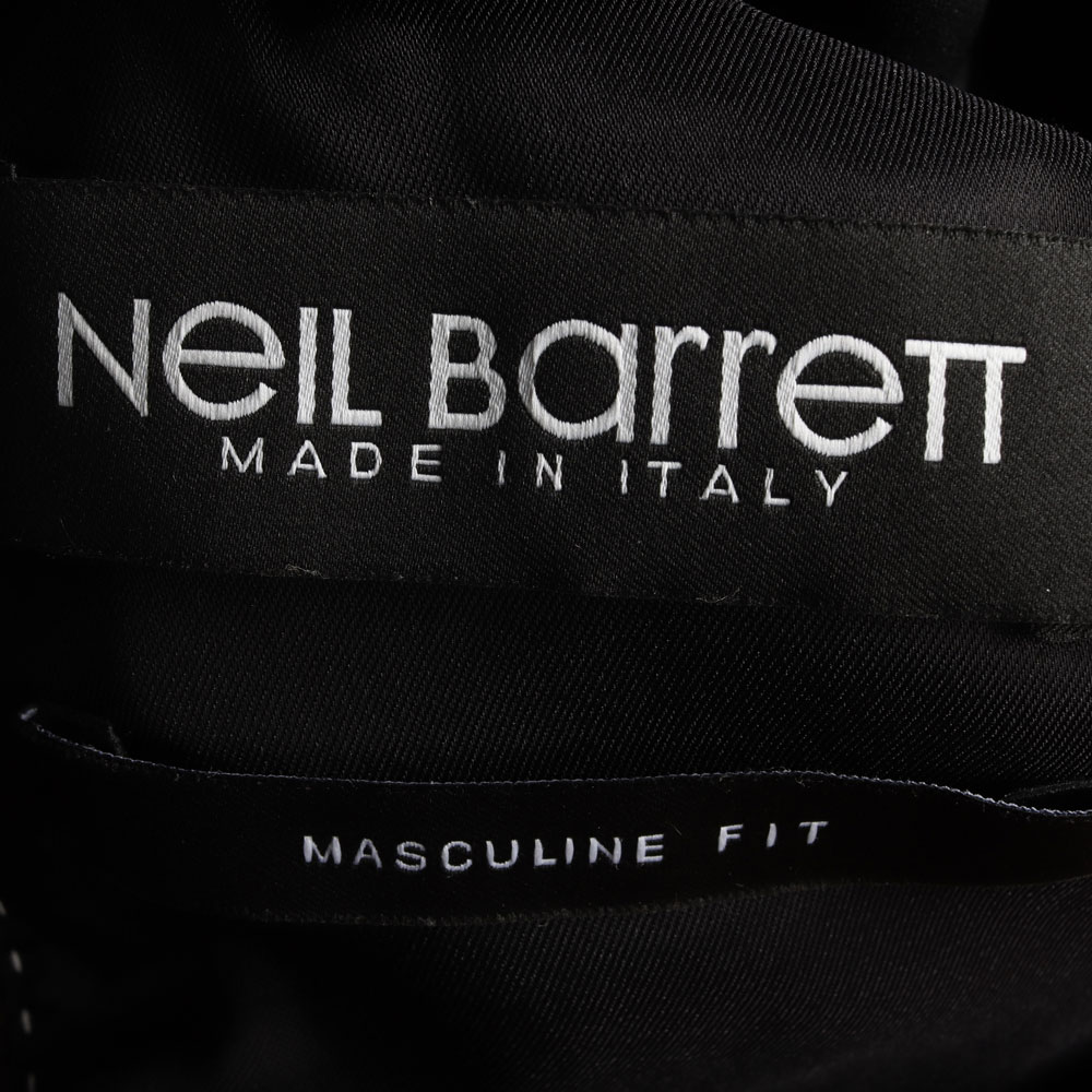 닐 바렛 울80 브라운 넓은 벨트 울재킷 코트 이미지 6