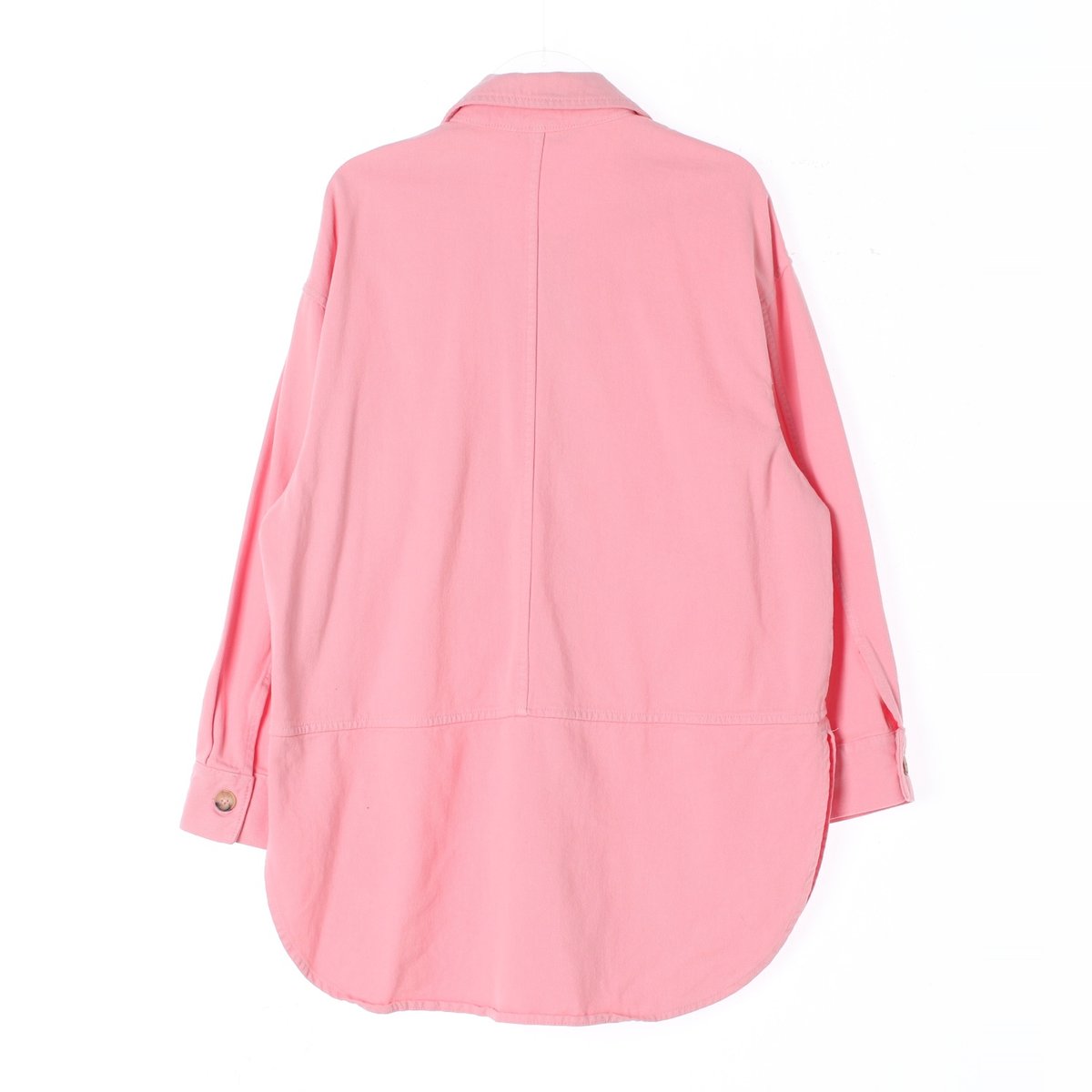 자라 핑크 롱셔츠 셔킷 재킷 이미지 4
