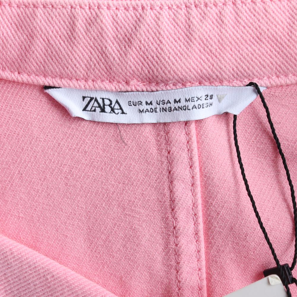 자라 핑크 롱셔츠 셔킷 재킷 이미지 5