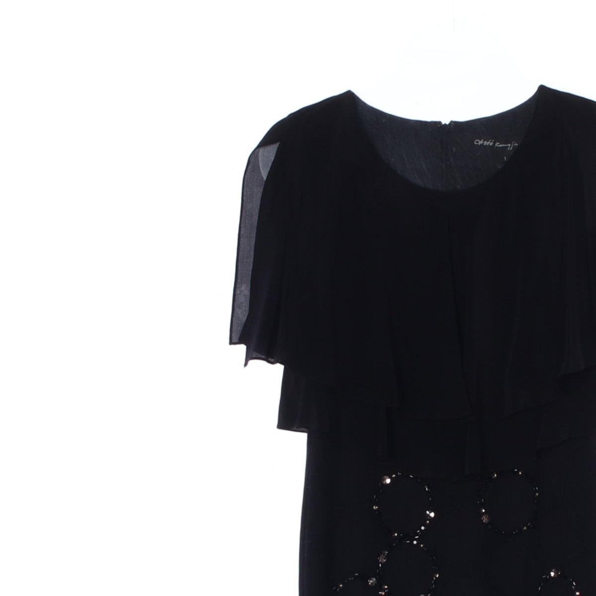 오브제 김진영 쉬폰 세퀸 칵테일 드레스 이미지 2