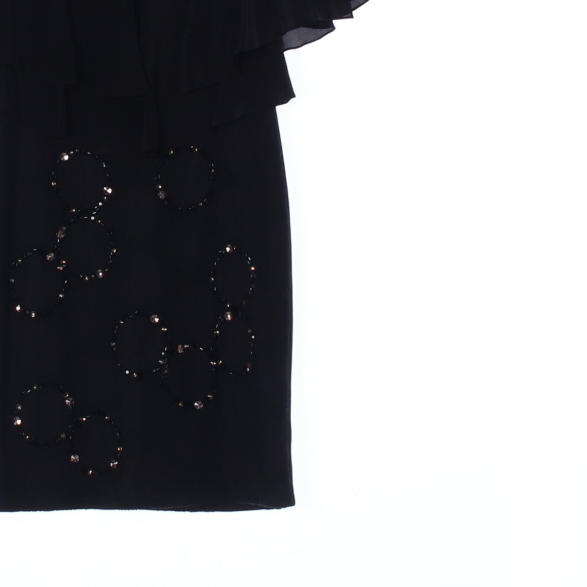 오브제 김진영 쉬폰 세퀸 칵테일 드레스 이미지 3