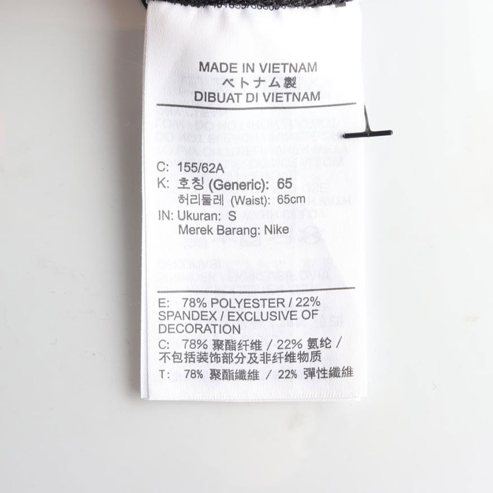 나이키 드라이핏 블랙 스우시 로고 레깅스 이미지 6