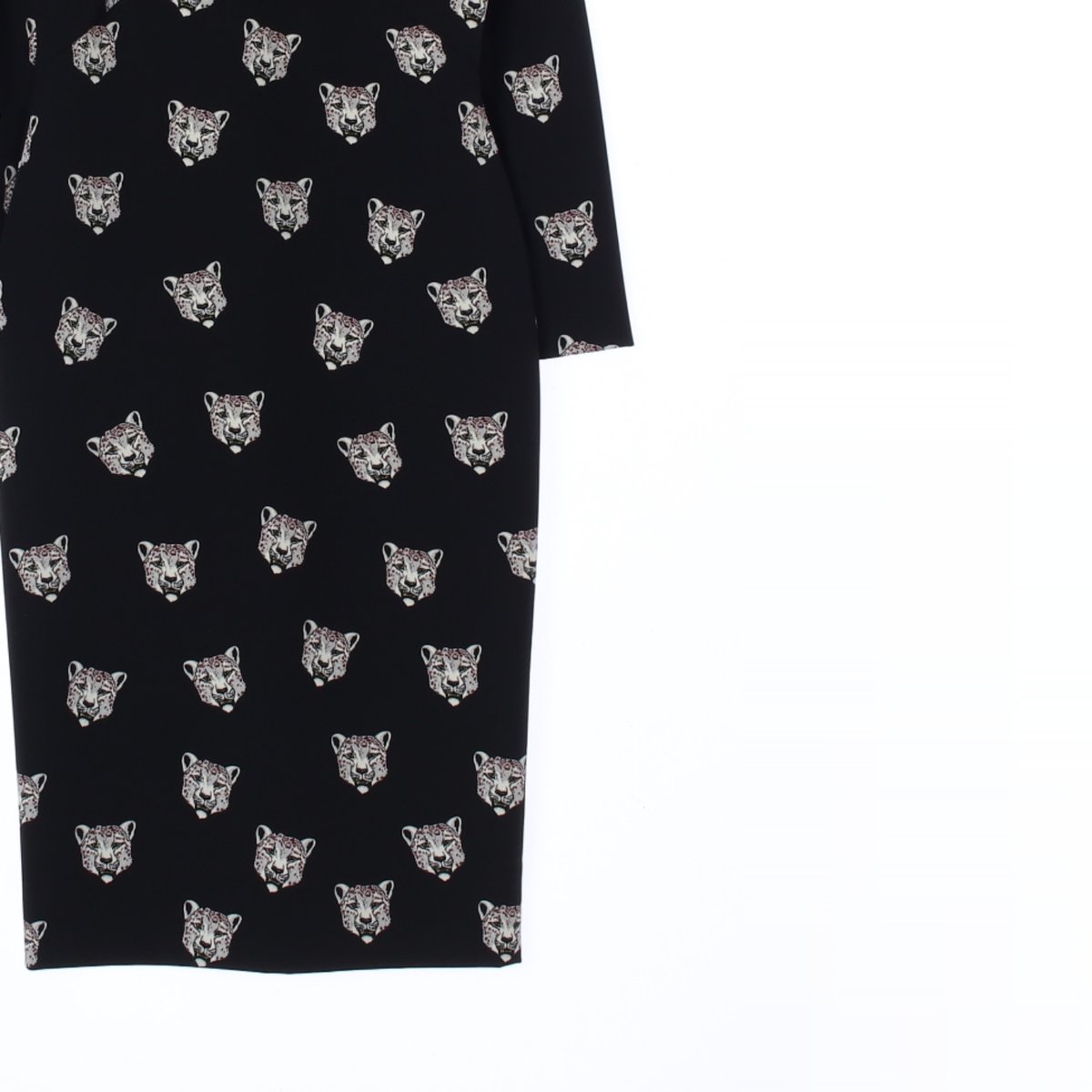 빔바이롤라 타이거 프린트 블랙 롱 원피스 이미지 3